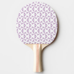 Purple Pinwheels Ping Pong Paddle