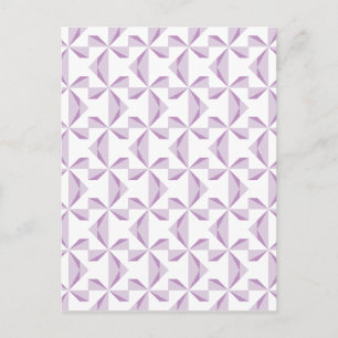Purple Pinwheels Postcard