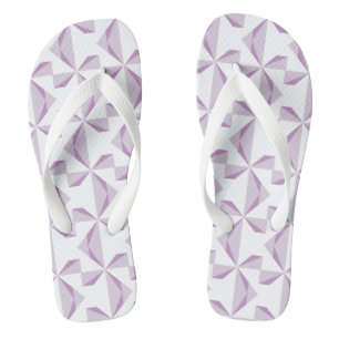 Purple Pinwheels Thongs