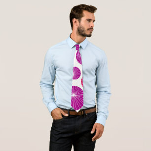Purple Pinwheels Tie
