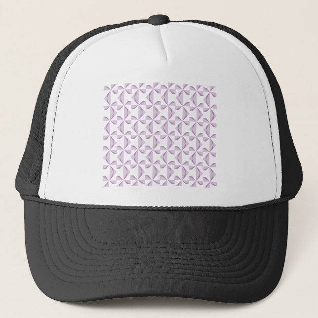 Purple Pinwheels Trucker Hat (Front)