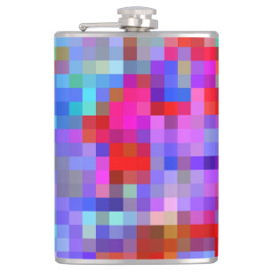 Purple Pixels Flask