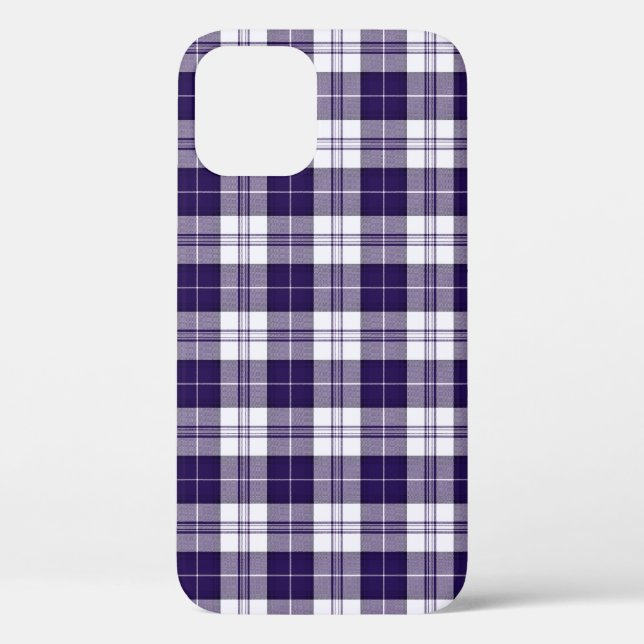 Purple Plaid Case-Mate iPhone Case (Back)
