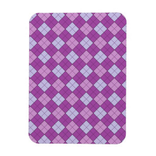 Purple Plaid Magnet