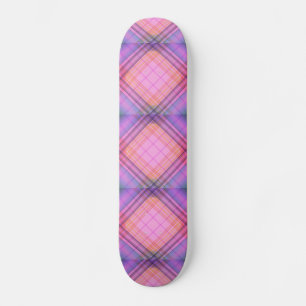Purple Plaid skateboard