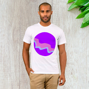 Purple Planet Mens T-Shirt