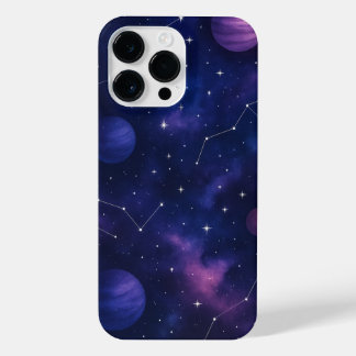 Purple Planet & Stars Phone Case – Cosmic Space