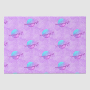 Purple Planet Tissue Paper