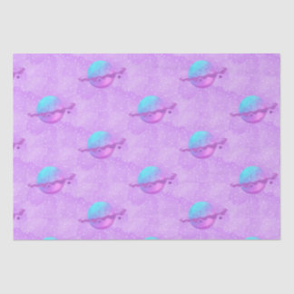 Purple Planet  Tissue Paper