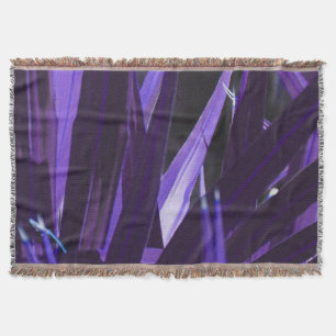 Purple Please Throw Blanket