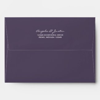 Purple Plum Envelope
