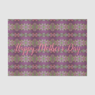 Purple Plum Patterned Tissue Paper