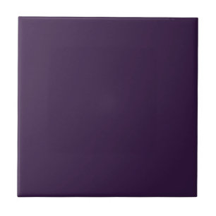 Purple plum Solid Colour Elegant Minimalist Ceramic Tile