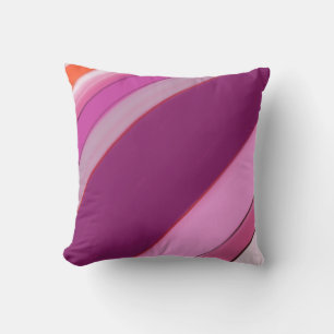 Purple Plum Stripes Cushion
