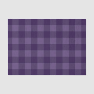 Purple Plum Tartan Plaid Pattern Print Tissue Paper