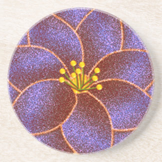 Purple Poinsettia Coaster