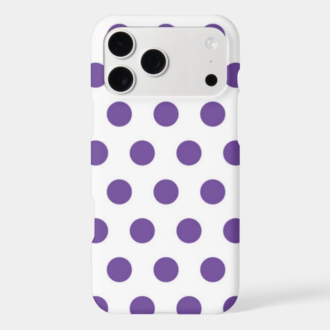 Purple Polka Dot (Back)