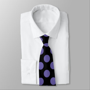 Purple Polka Dot Double Sided Tie