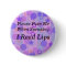 Purple Polka Dot I Read Lips Button
