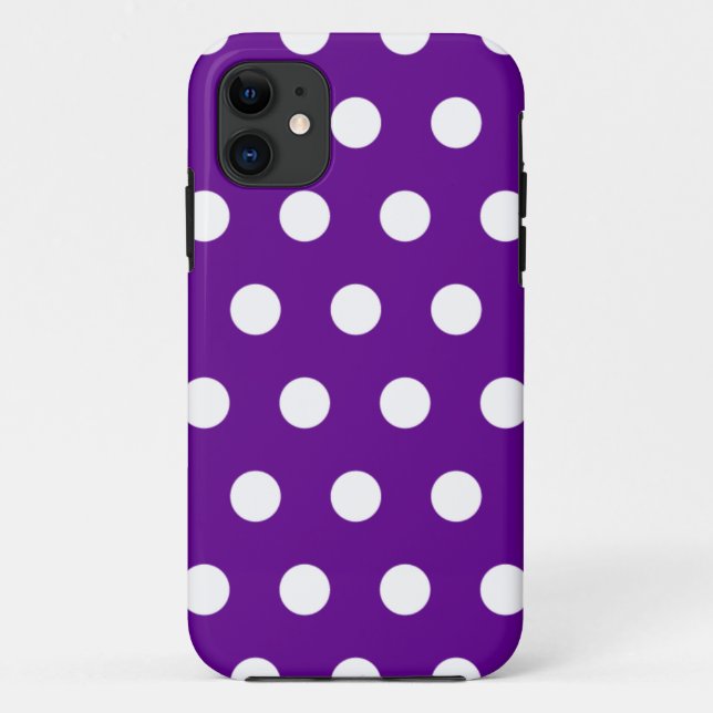 Purple Polka Dot iPhone 5 Case (Back)