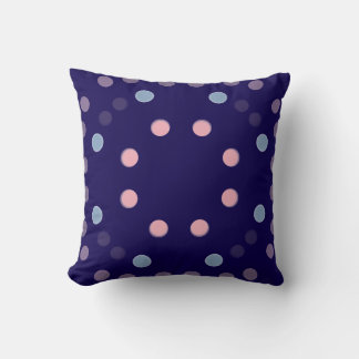 Purple Polka Dot Pillow