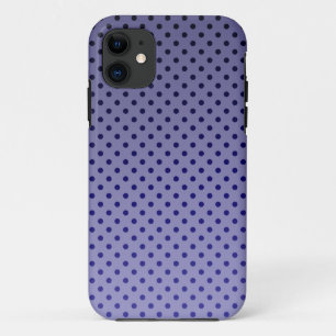 Purple Polka Dots iPhone 11 Case
