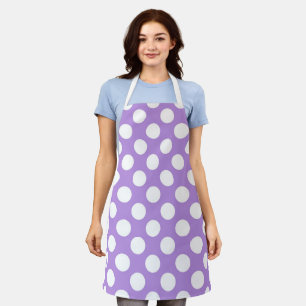 Purple Polka Dots, Polka Dot Pattern, Dots, Dotted Apron