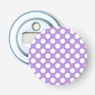 Purple Polka Dots, Polka Dot Pattern, Dots, Dotted Bottle Opener