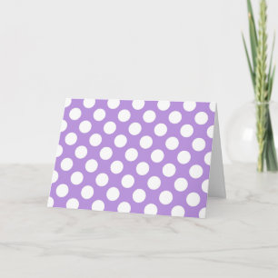 Purple Polka Dots, Polka Dot Pattern, Dots, Dotted Card