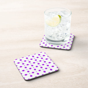 Purple Polka Dots, Polka Dot Pattern, Dots, Dotted Coaster