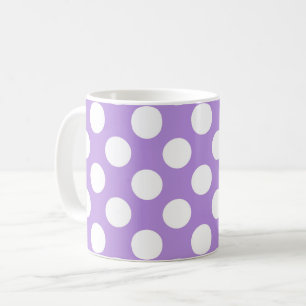 Purple Polka Dots, Polka Dot Pattern, Dots, Dotted Coffee Mug