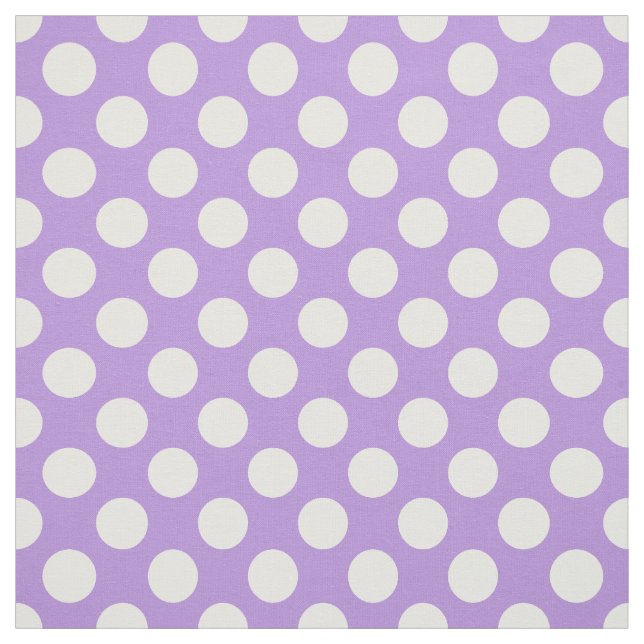 Purple Polka Dots, Polka Dot Pattern, Dots, Dotted Fabric (Swatch)