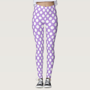 Purple Polka Dots, Polka Dot Pattern, Dots, Dotted Leggings