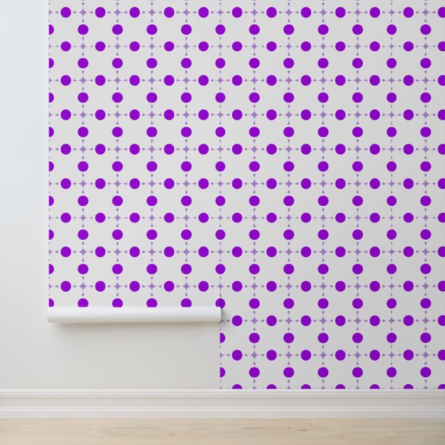 Purple Polka Dots, Polka Dot Pattern, Dots, Dotted Wallpaper (Application)