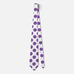 Purple Polka Dots Tie