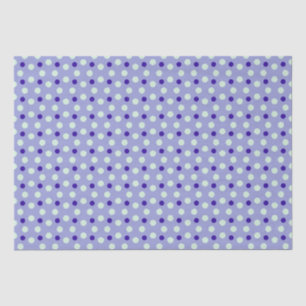 Purple polka dots tissue paper