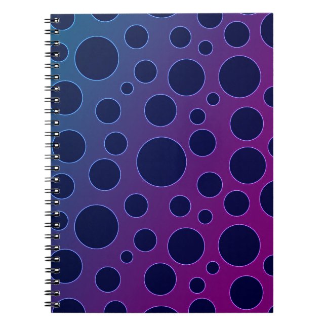 Purple Polka Notebook (Front)