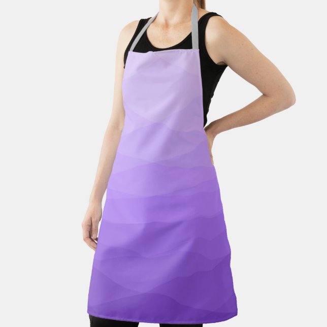 Purple Polygonal Apron (Insitu)