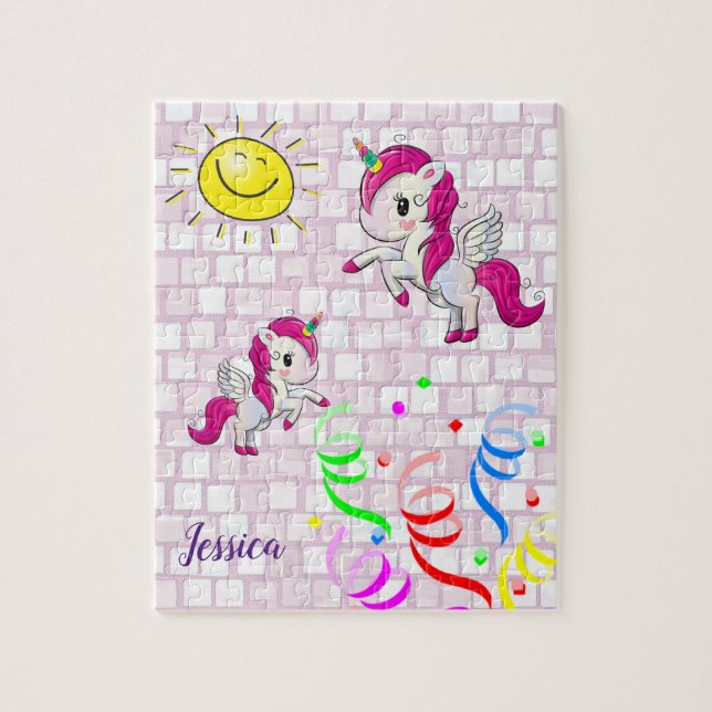 Purple Pony Jigsaw Puzzle Daisy (Vertical)