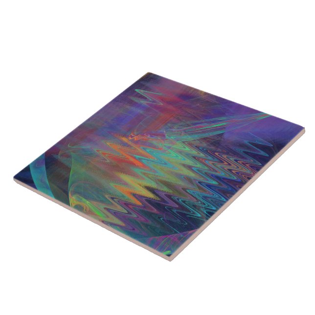 Purple Pool Ceramic Tile (Side)