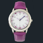 Purple Pop: Kids Watch with Purple Bracelet<br><div class="desc">Big Style for Little Wrists. Let their personality shine with the Purple Pop Kids Watch! Designed for the young trendsetter in your life, this watch combines the durability of a stainless steel case with a fun, vibrant purple bracelet that adds a pop of color to any outfit. Made Just for...</div>