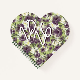 Purple Poppies "Mellow Garden" Notebook