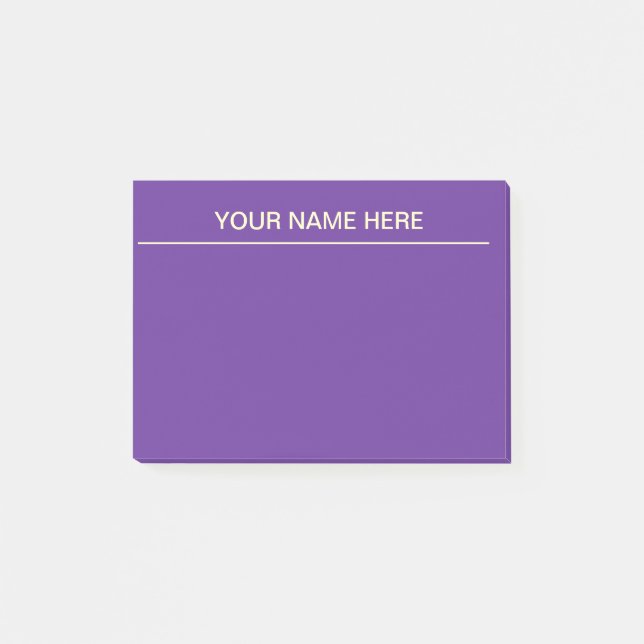 Purple Post It Notes (Front)