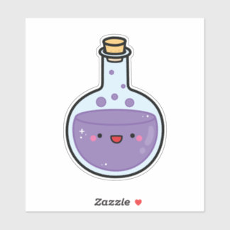Purple Potion Bottle for Halloween