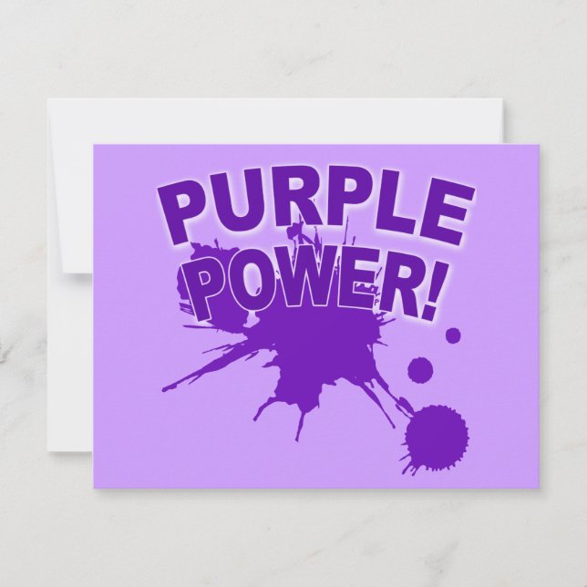 Purple Power template (Front)