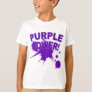Purple Power with a Big Splat of Paint T-Shirt