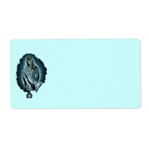 Purple Prayer Blessed Virgin Mary Avery Label