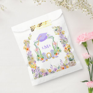 Purple Preppy Cowgirl Favour Bag