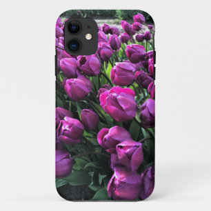 Purple Prince Tulips iPhone 11 Case