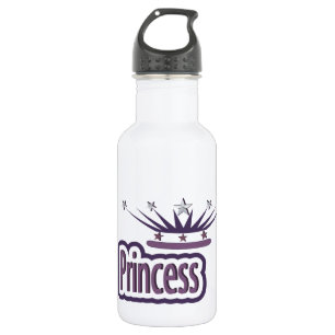 Purple Princess Crown 532 Ml Water Bottle